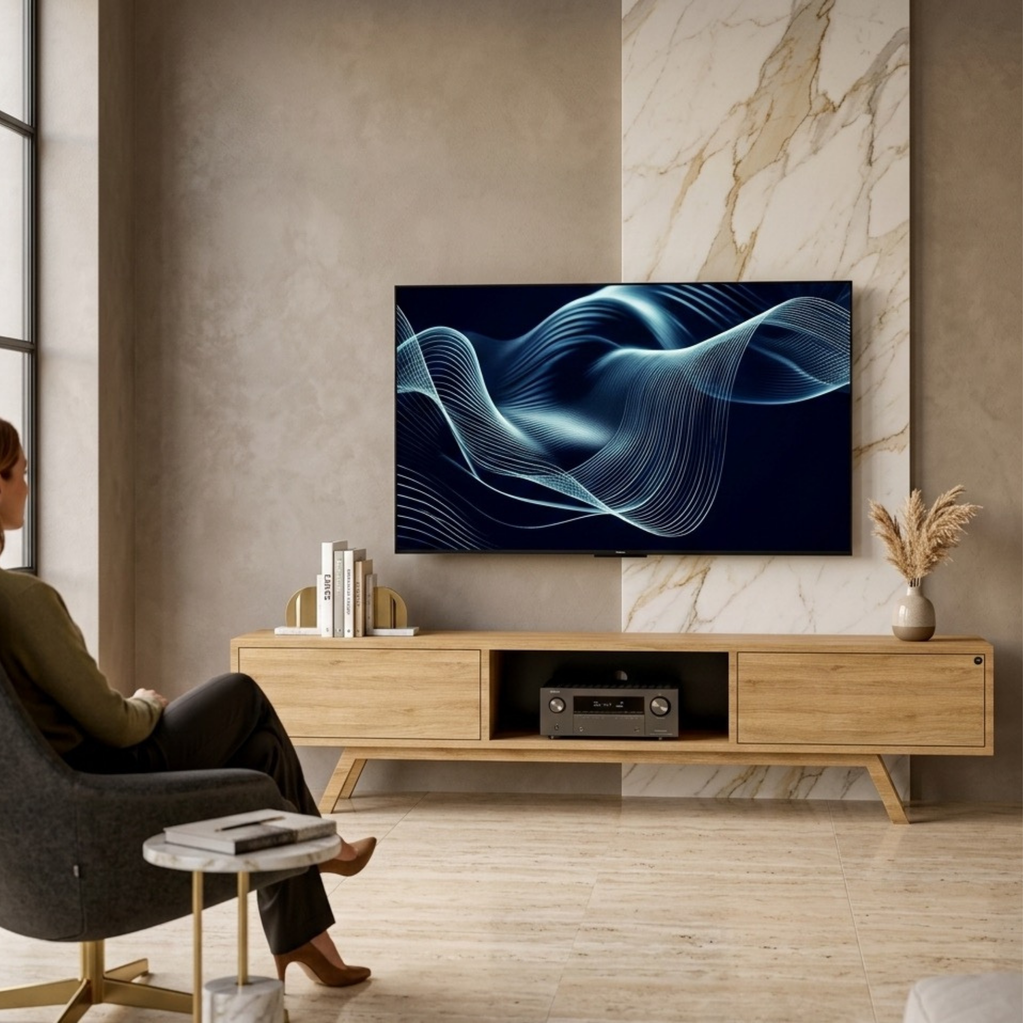 Szafka RTV-34 Drewno Lite Dąb Loft Lakier Rozmiary od 100 cm do 200 cm PREMIUM